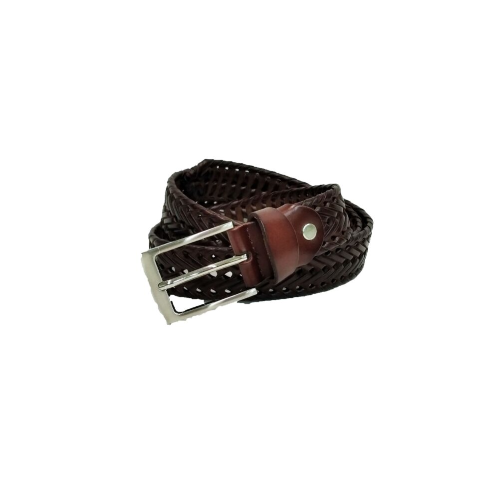 LEATHER KNITTED BELT